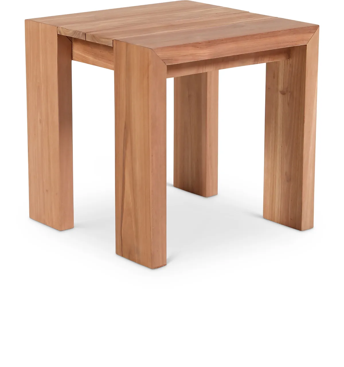 Tulum - Teak Outdoor End Table - Natural