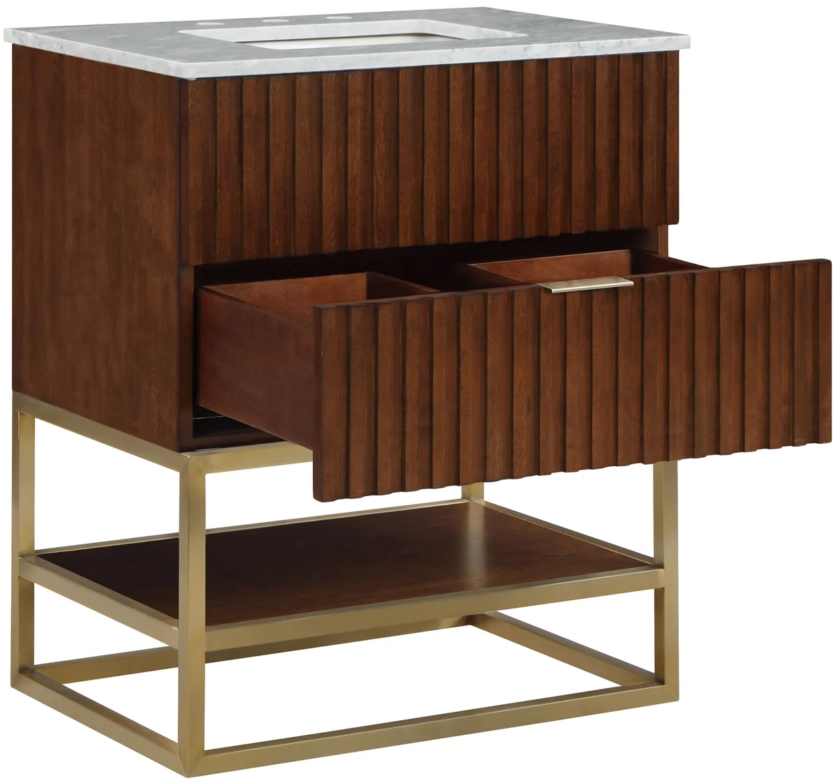 Monad - 30" Bathroom Vanity - Walnut