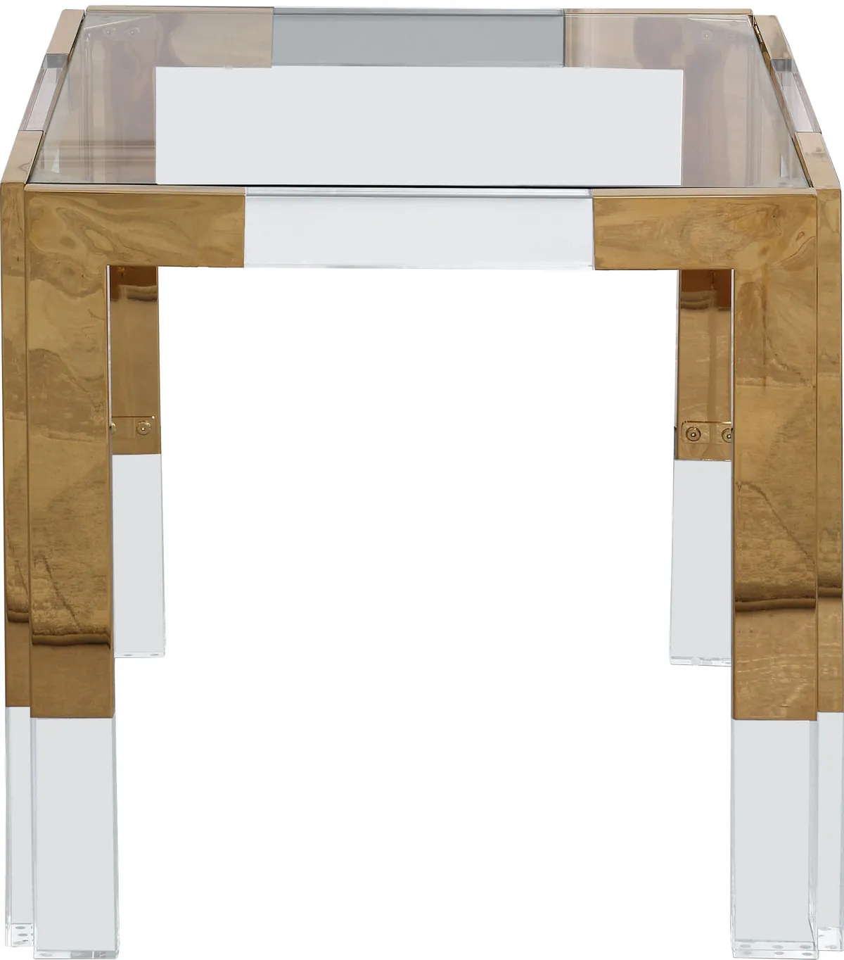 Casper - End Table - Rich Gold - Steel