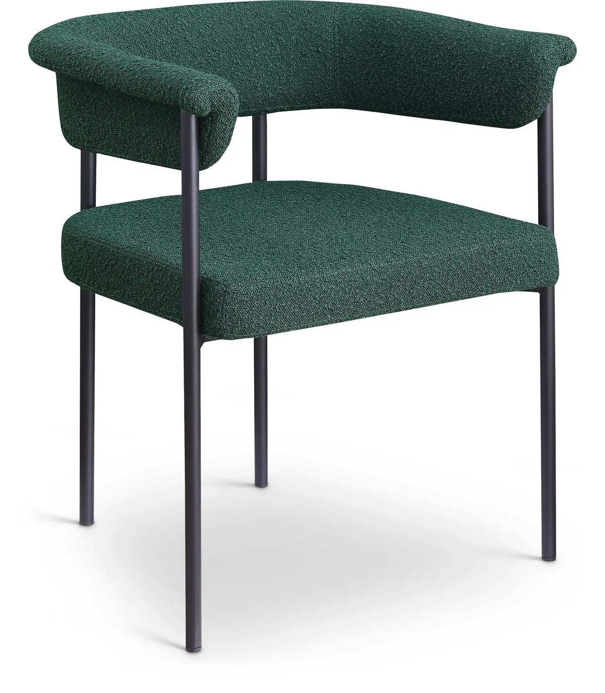 Malin - Boucle Dining Chair (Set of 2) - Green