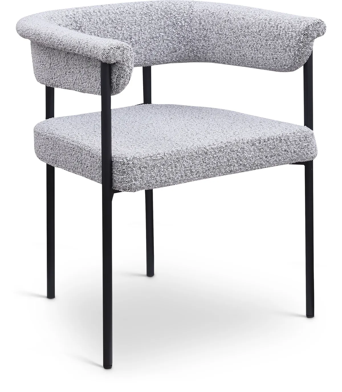 Malin - Boucle Dining Chair (Set of 2) - Gray