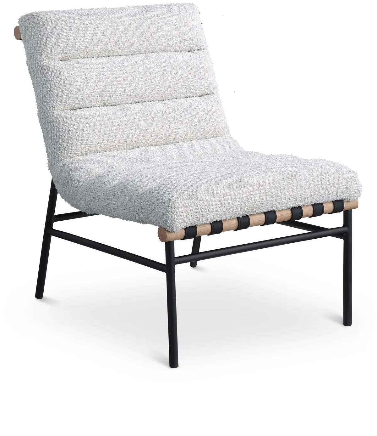 Burke - Fabric Accent Chair - Cream