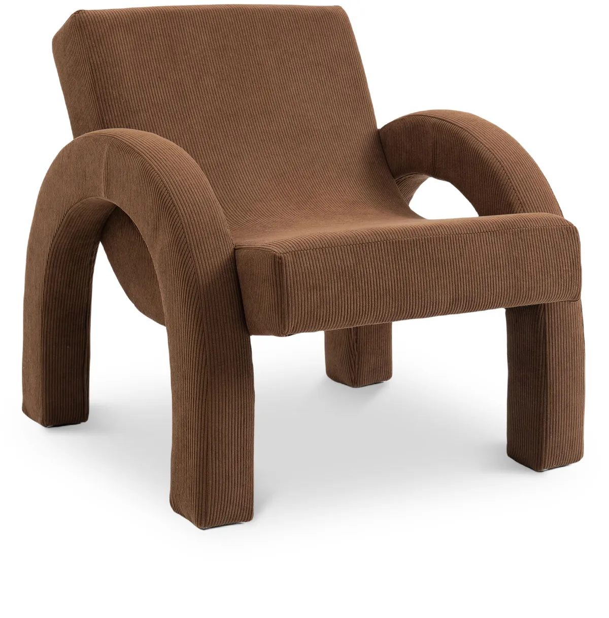 Corduroy - Accent Chair - Brown