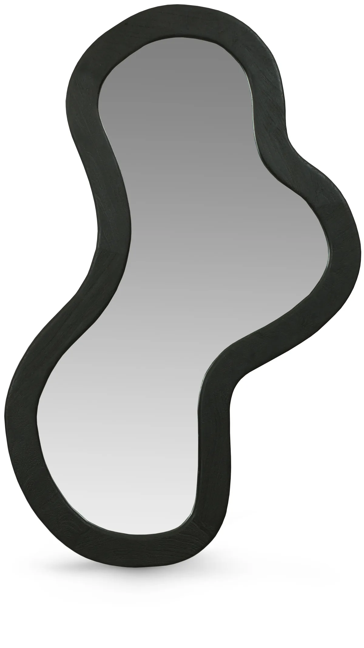 Oblique - 48" Mirror - Wood - Black