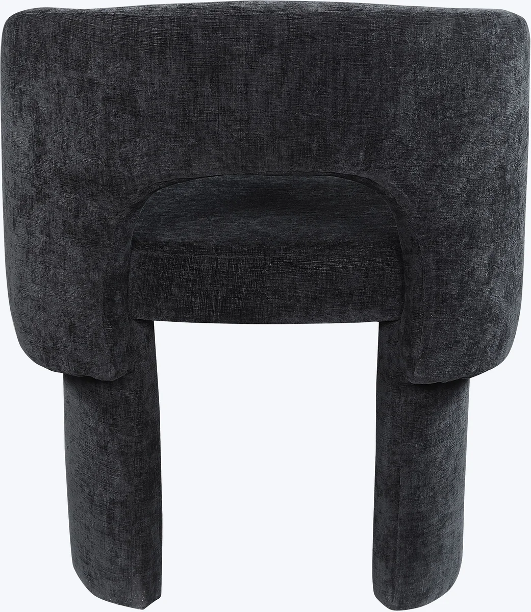 Emmet - Chenille Dining Chair / Accent Chair - Black