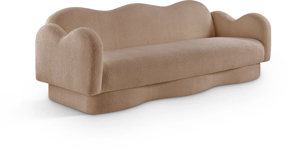 Bloom - Teddy Fabric Sofa - Beige