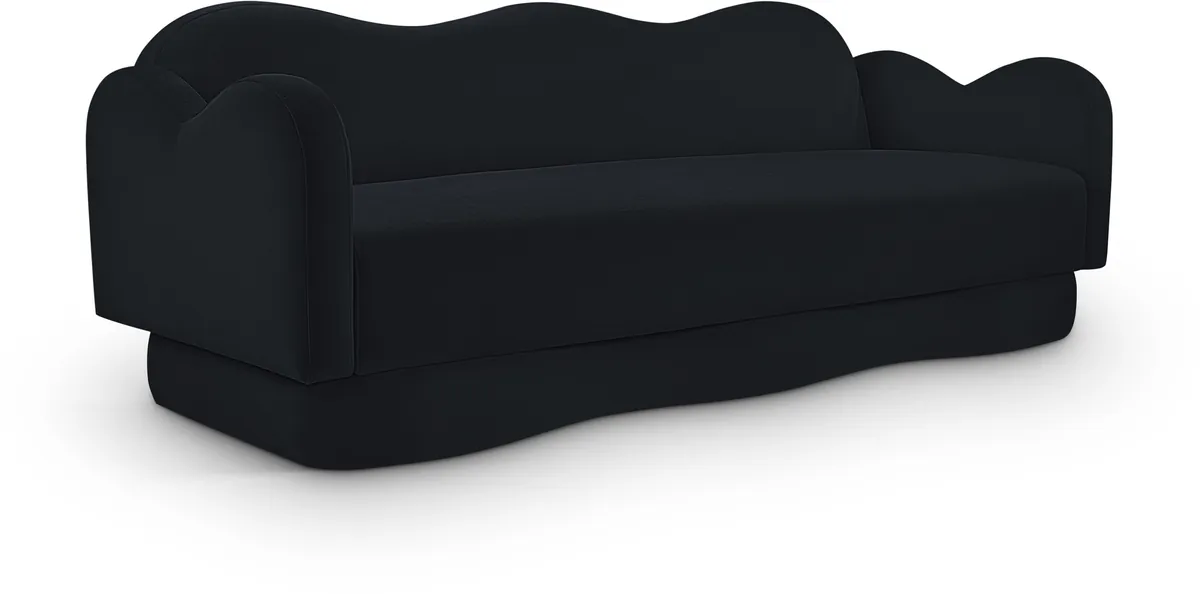 Bloom - Velvet Sofa - Black