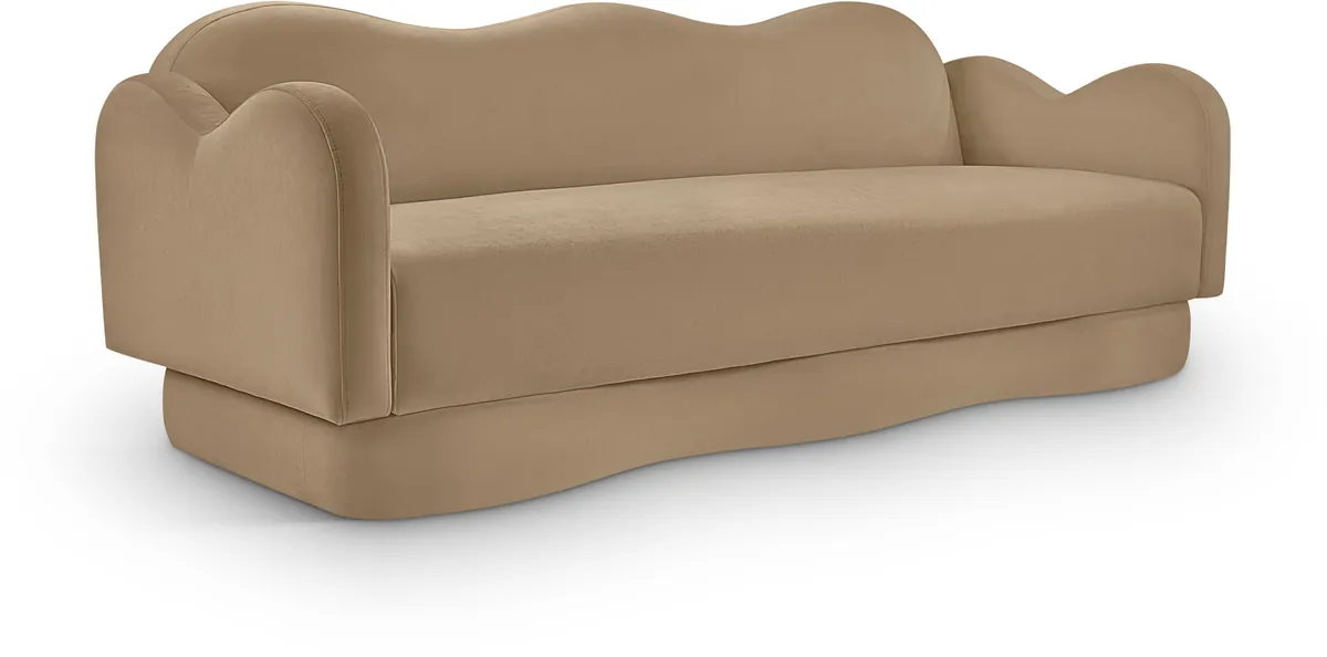 Bloom - Velvet Sofa - Camel
