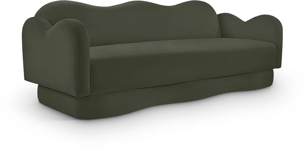 Bloom - Velvet Sofa - Green