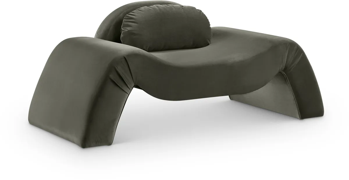 Austin - Velvet Accent Chair - Green