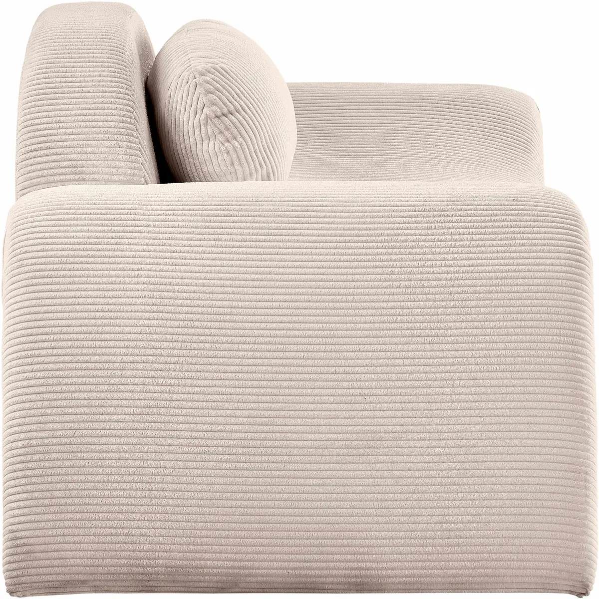 Austin - Corduroy Loveseat - Beige - View 2