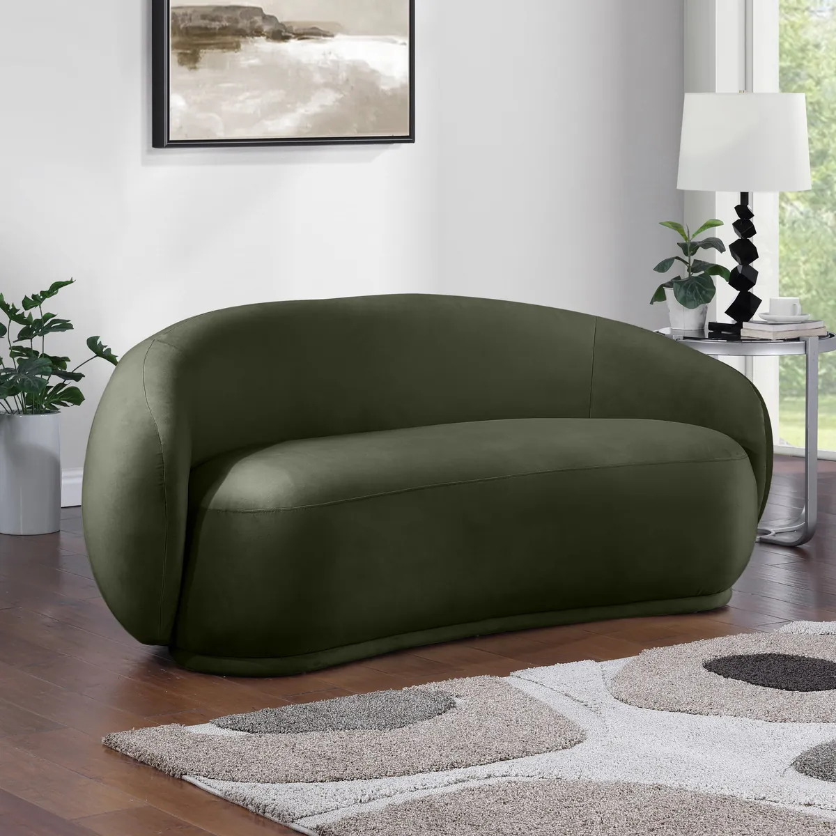 Emery - Loveseat - Green - View 2