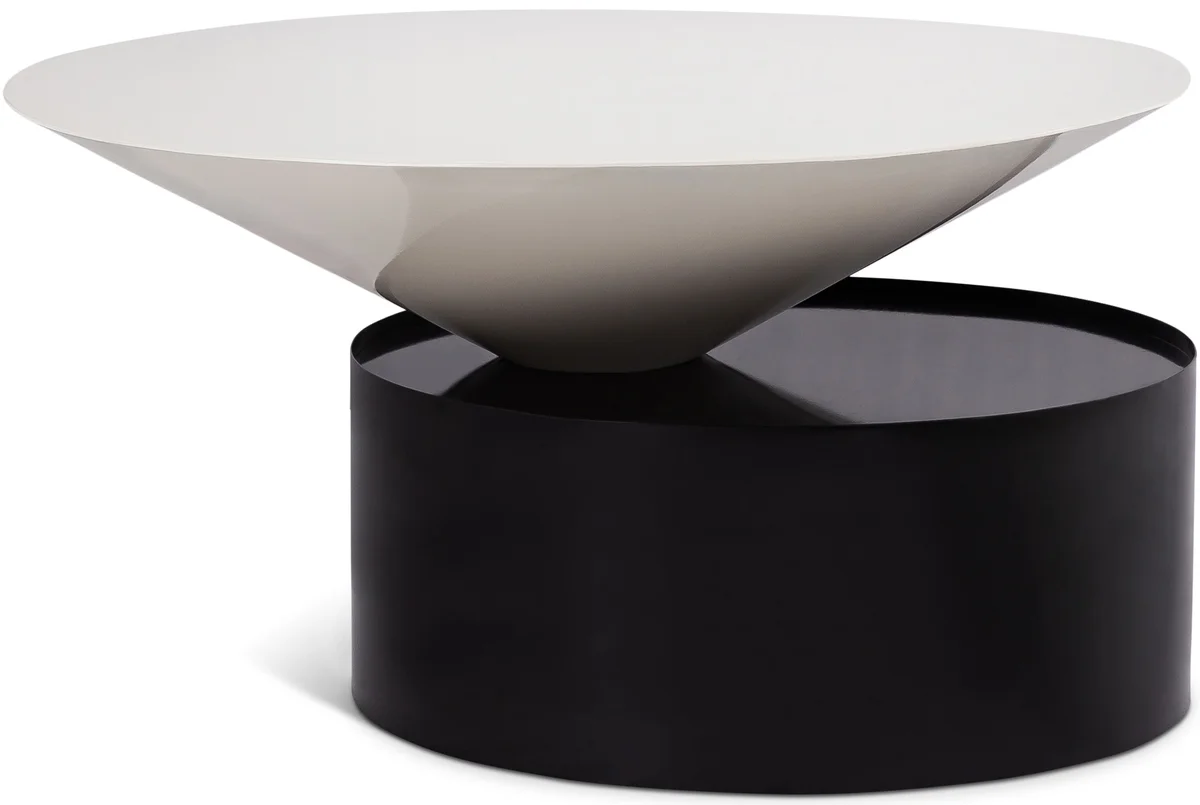 Damon - Coffee Table - Matte Black - Metal