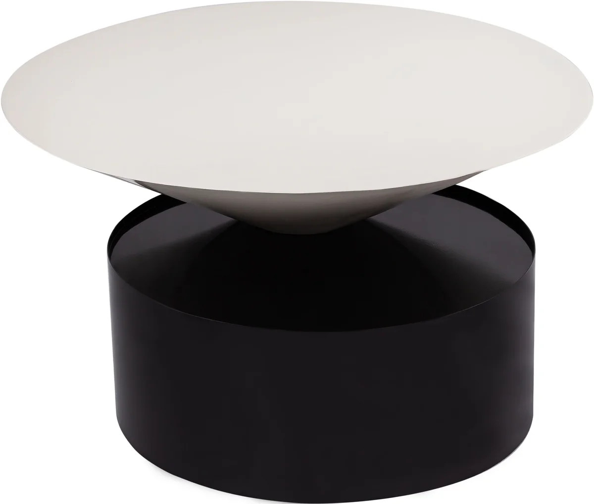 Damon - Coffee Table - Matte Black - Metal