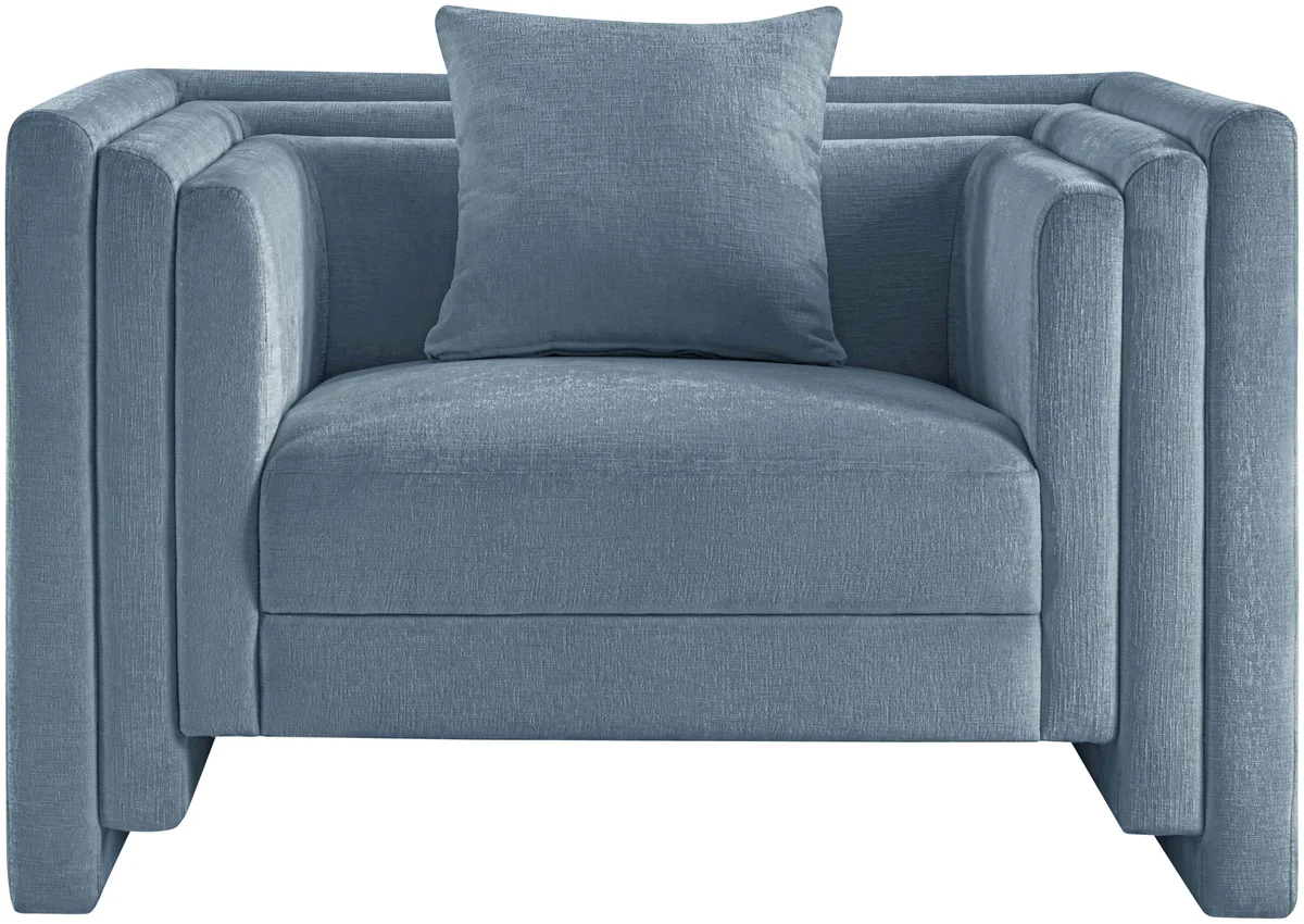 Everett - Chair - Light Blue - View 2