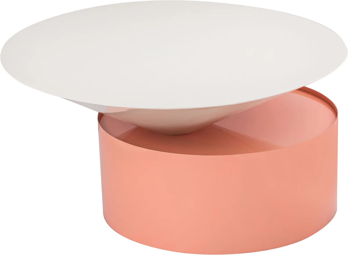 Damon - Coffee Table - Pink - Metal - View 2