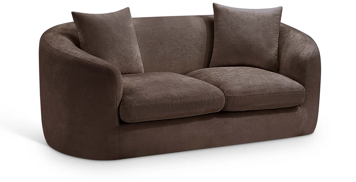 Penelope - Loveseat - Brown