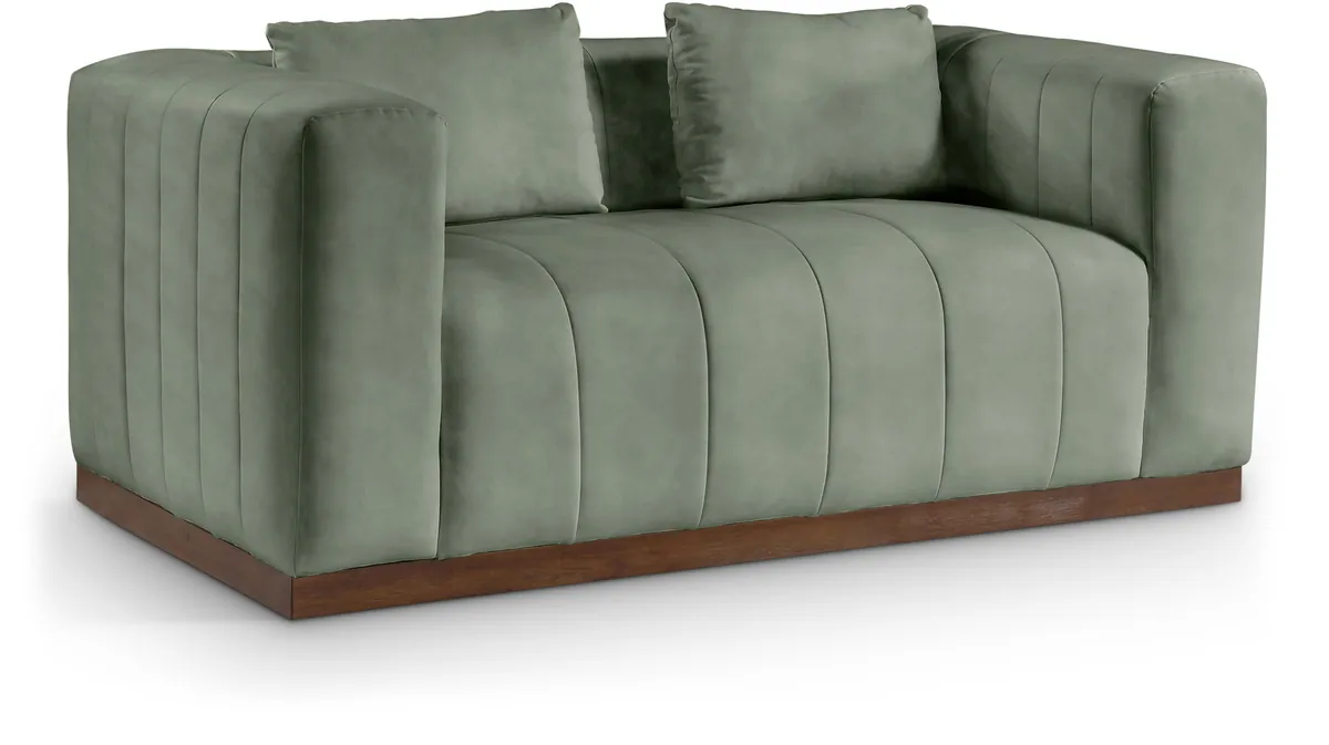 Mallina - Loveseat - Green