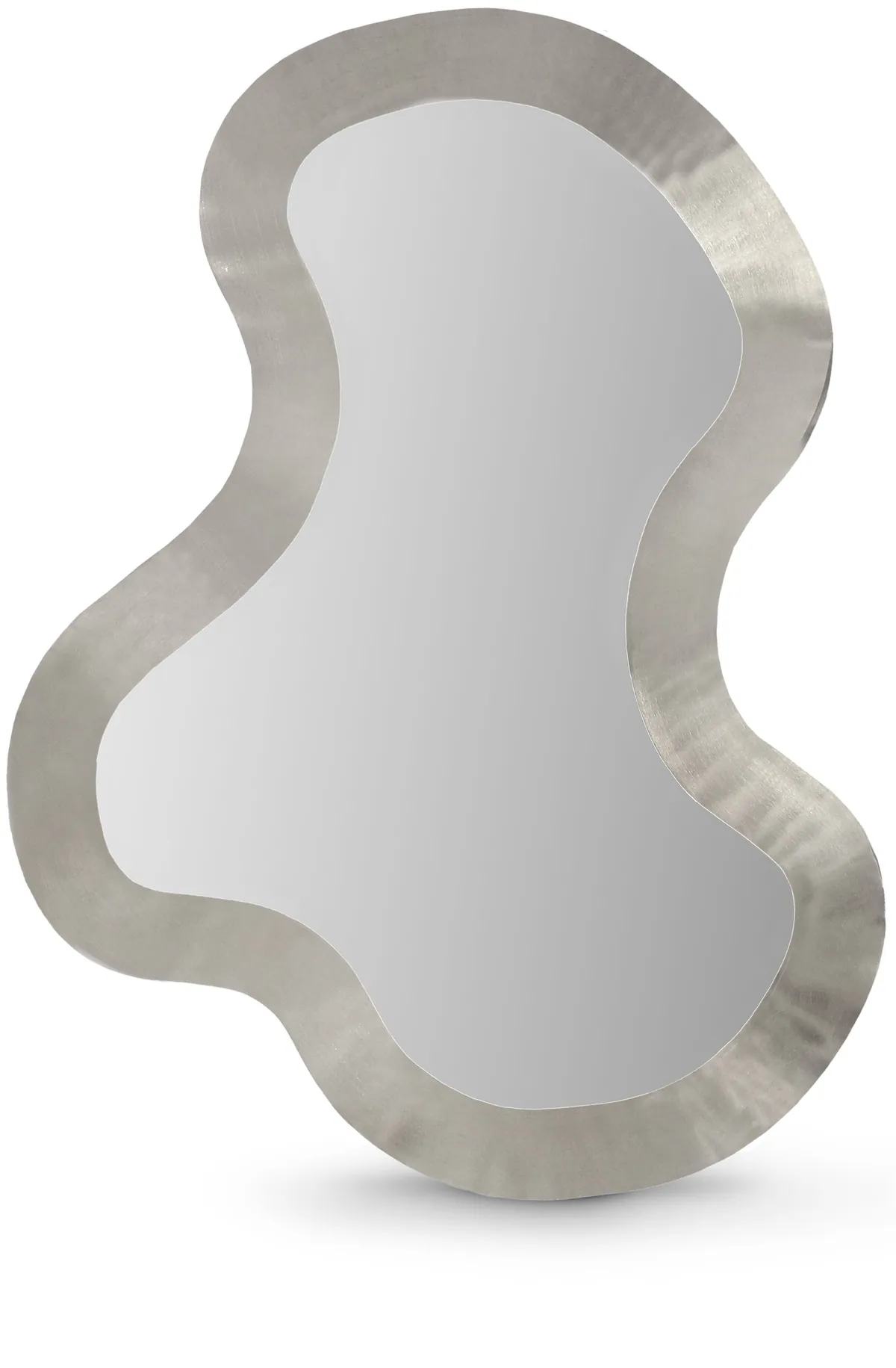 Oblique - 38" Mirror - Silver