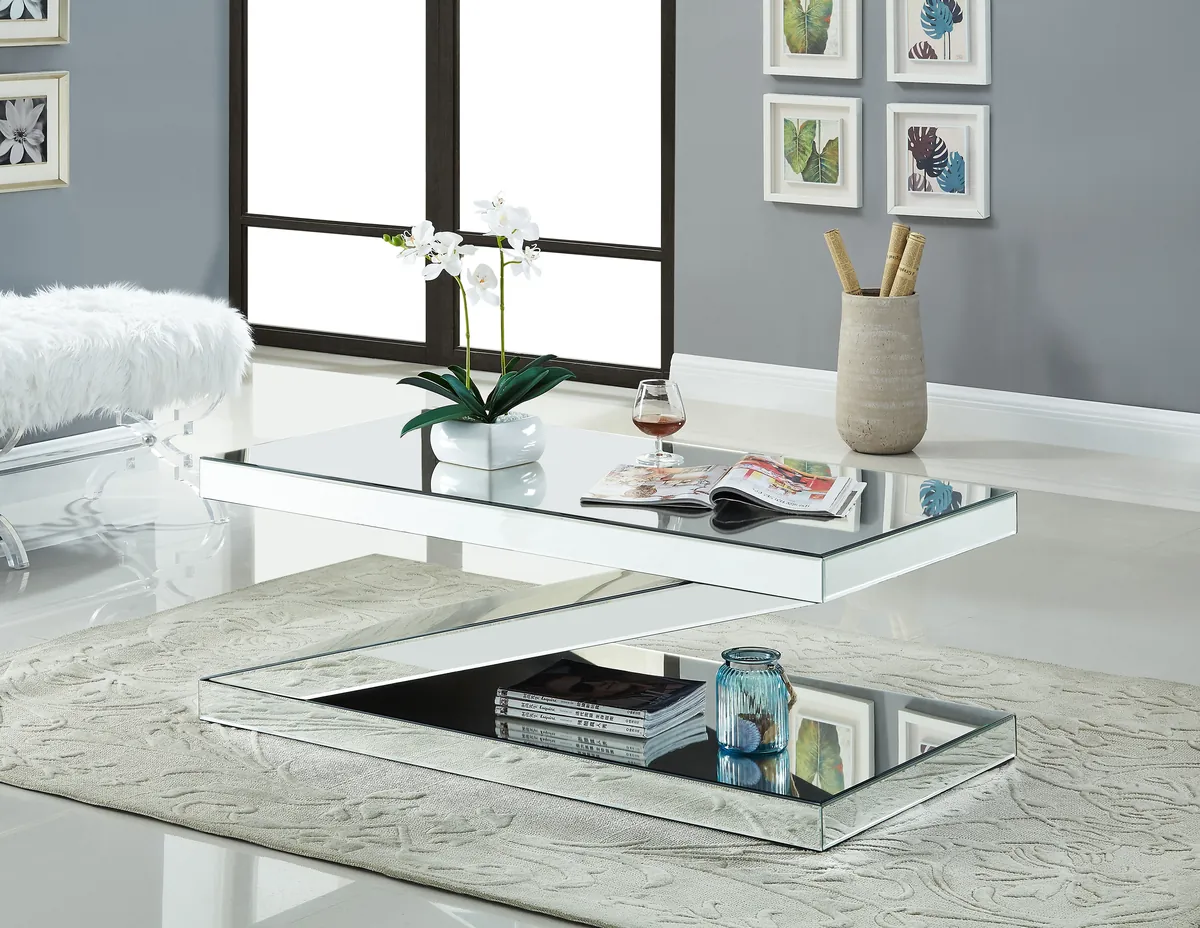 Zee - Coffee Table - Pearl Silver - View 2