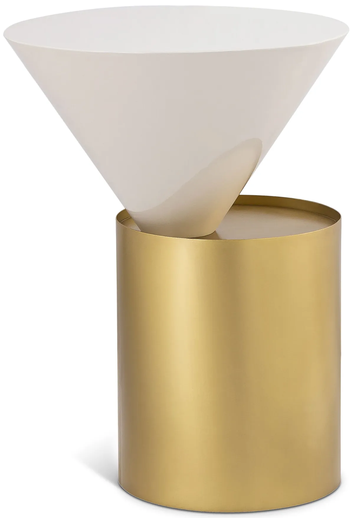 Damon - End Table - White