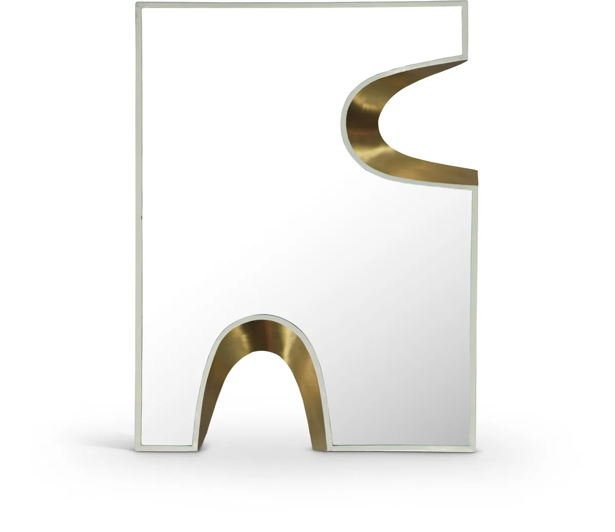 Soleil - 28" Mirror - Cream / Gold