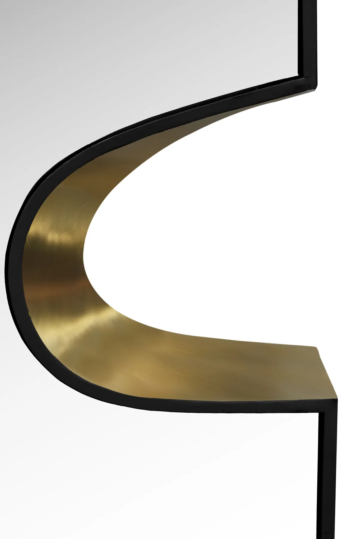 Soleil - 28" Mirror - Black / Gold - View 2