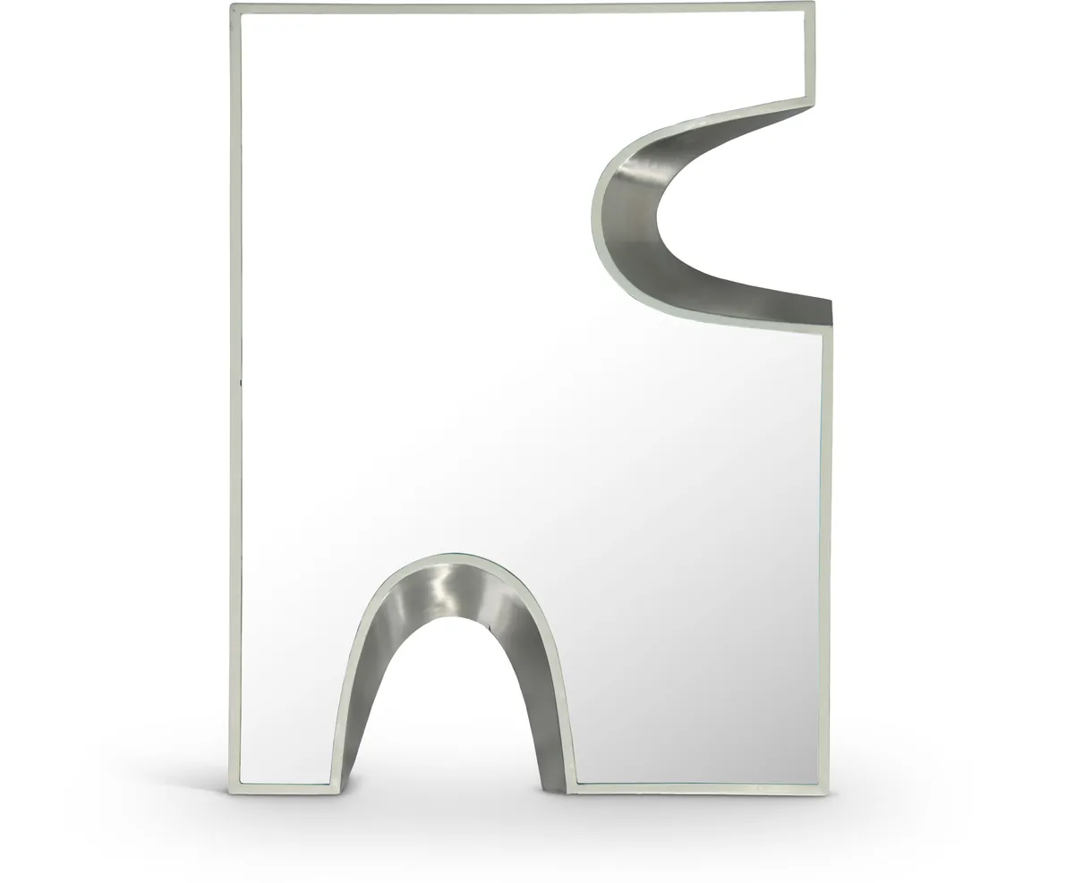 Soleil - 36" Mirror - Cream / Silver