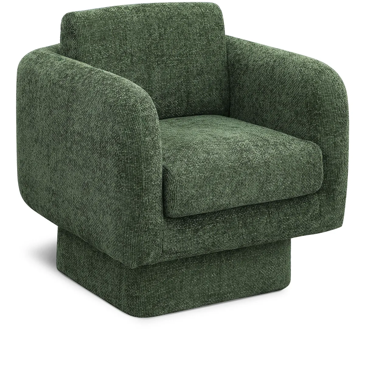 Alessandra - Swivel Accent Chair - Green