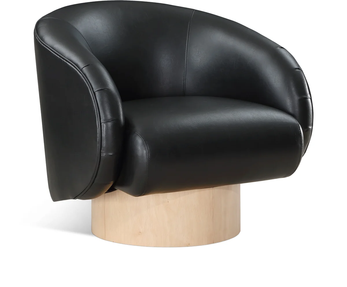 Gibson - Swivel Accent Chair - Black
