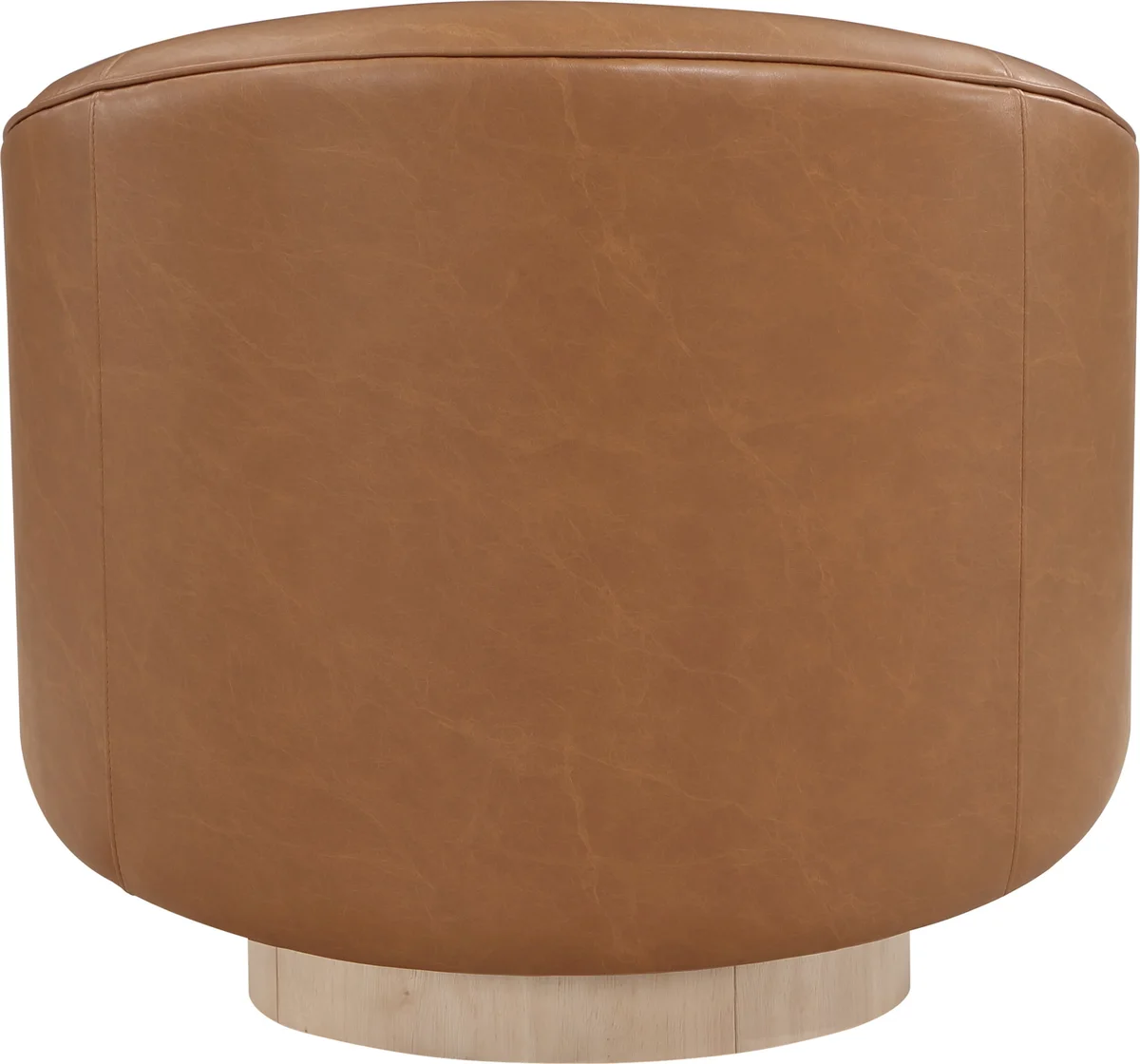 Gibson - Swivel Accent Chair - Cognac - View 2