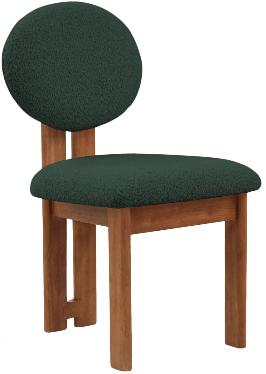 Napa - Dining Chair With Brown Legs (Set of 2) - Green
