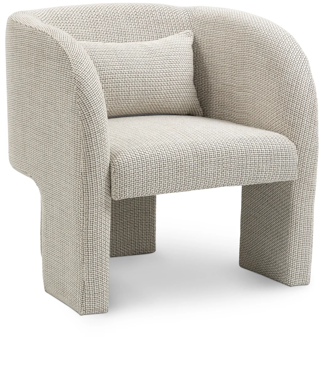 Sawyer - Weaved Accent Chair - Cream