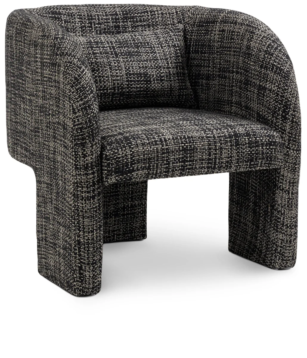 Sawyer - Weaved Accent Chair - Black