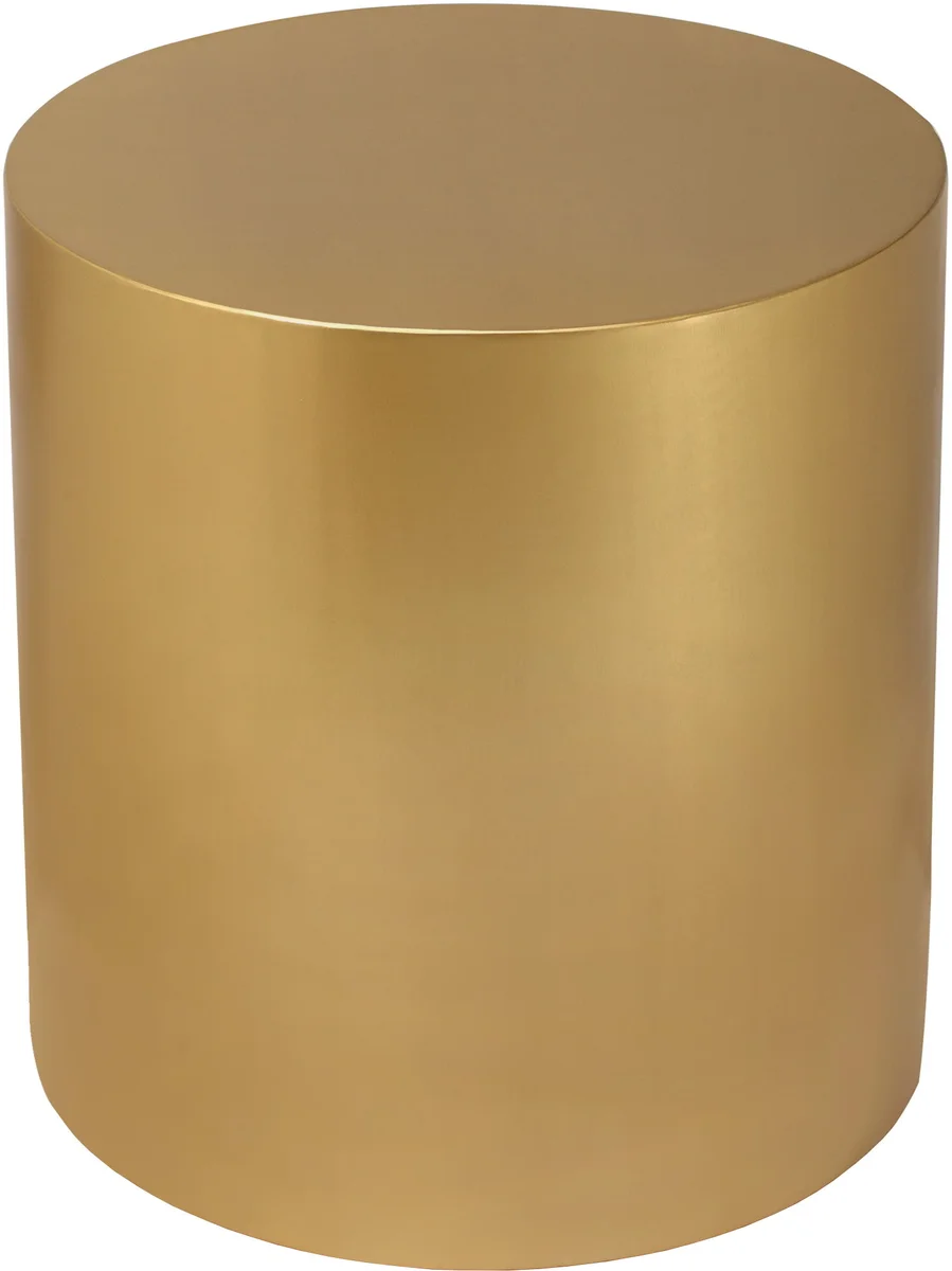 Cylinder - End Table - Gold