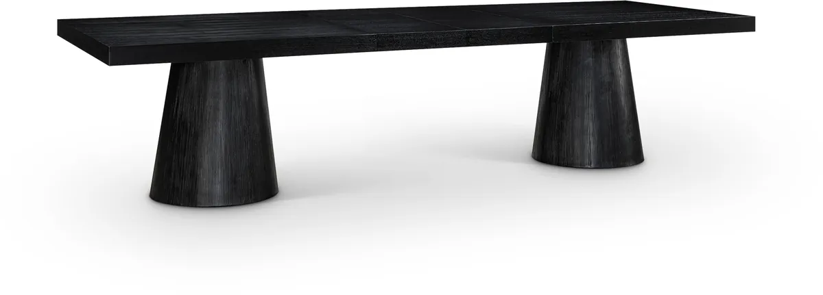 Tavolo - Oak Veneer Dining Table - Black