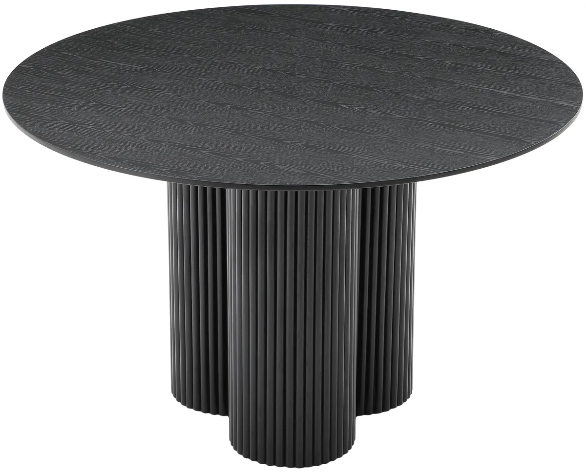 Simba - Wood Dining Table - Black - View 2