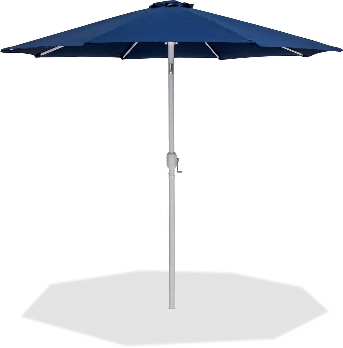 Fiji - Patio Umbrella With White Pole - Navy
