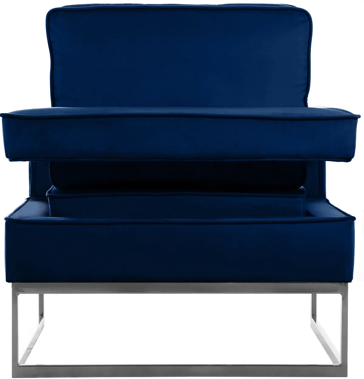 Noah - Accent Chair - Navy - Fabric