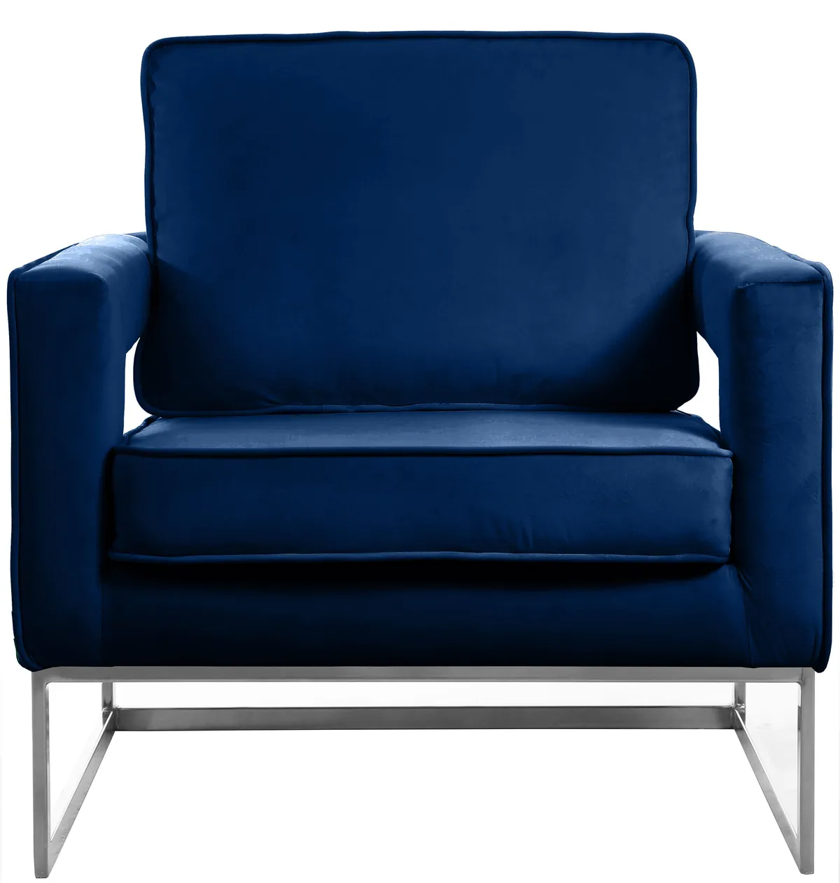 Noah - Accent Chair - Navy - Fabric