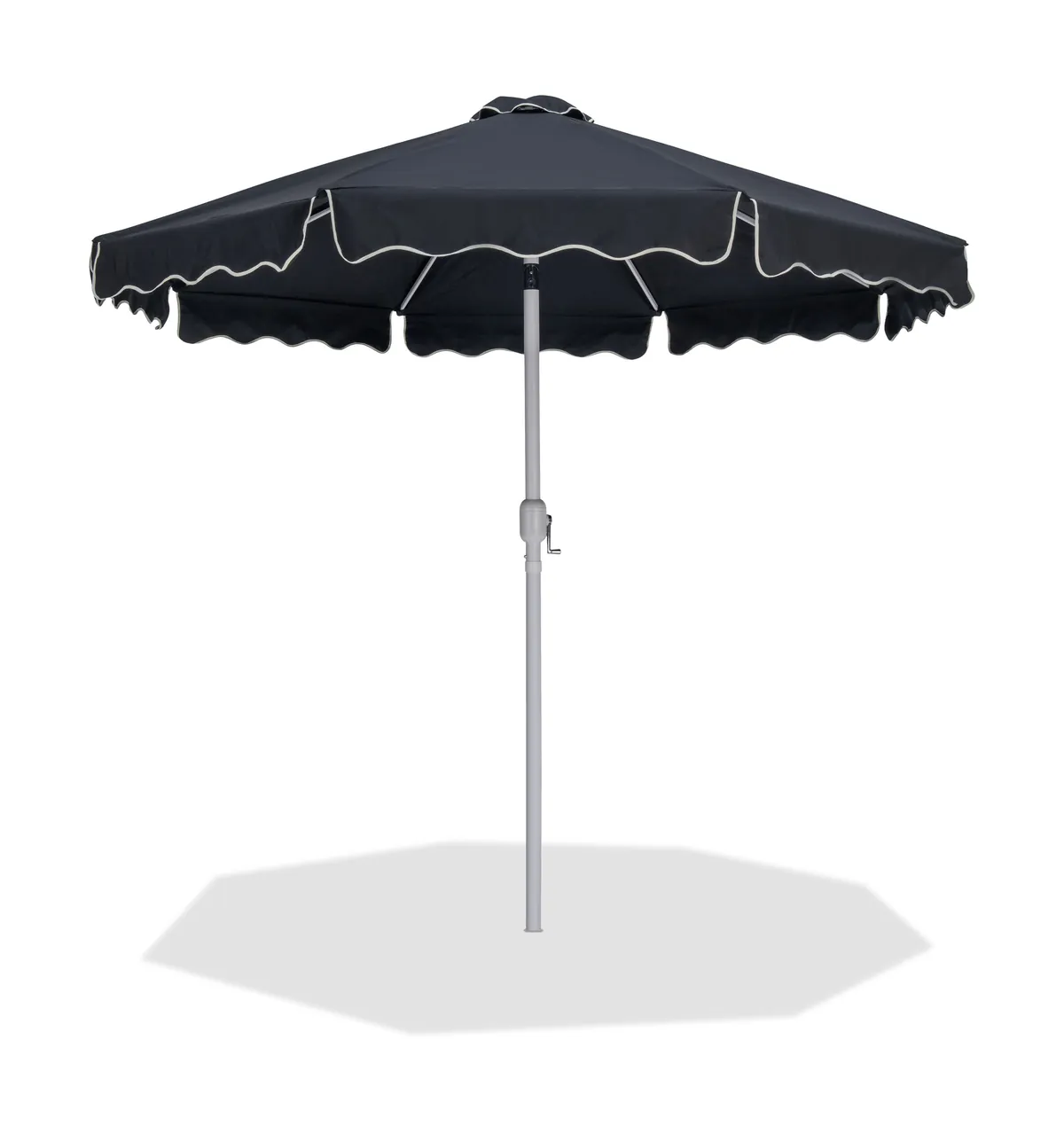 Amalfi - Patio Umbrella With White Pole - Black