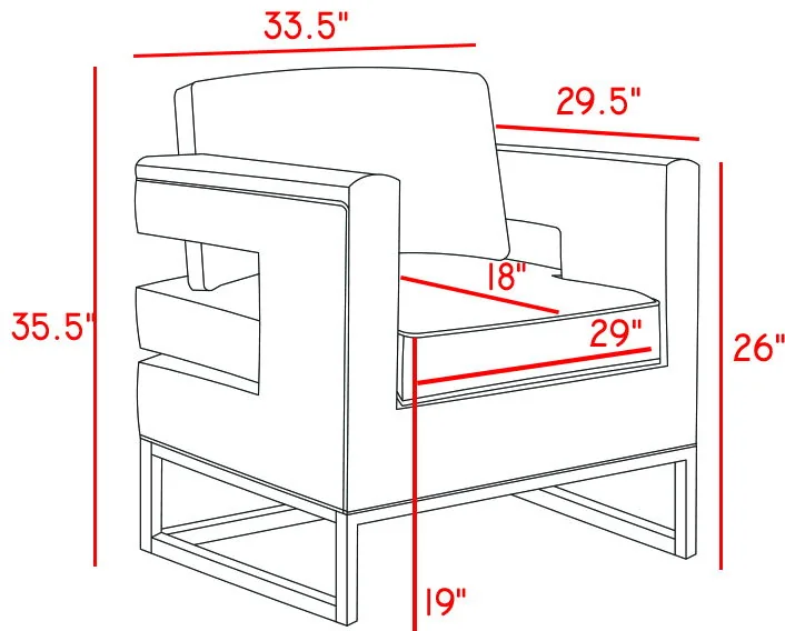 Noah - Accent Chair - Black
