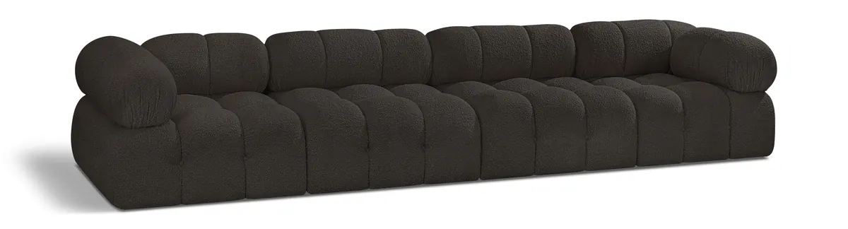 Ames - 4 Seat Modular Sofa - Brown