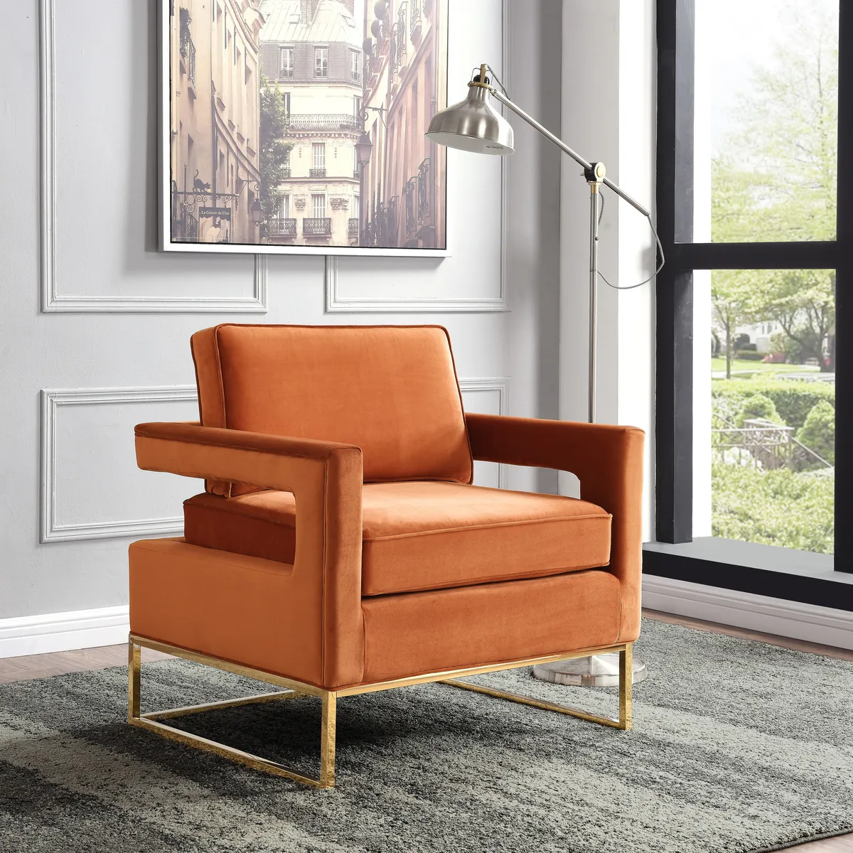 Noah - Accent Chair - Cognac - View 2