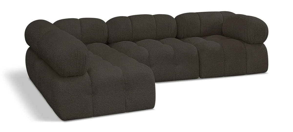 Ames - 4 Piece Modular Sectional - Brown