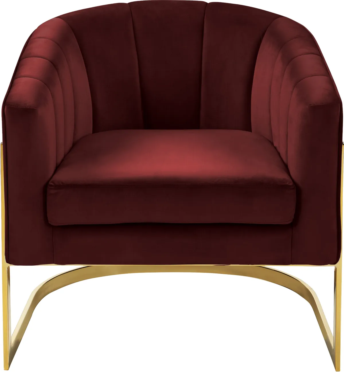 Carter - Accent Chair - Burgundy