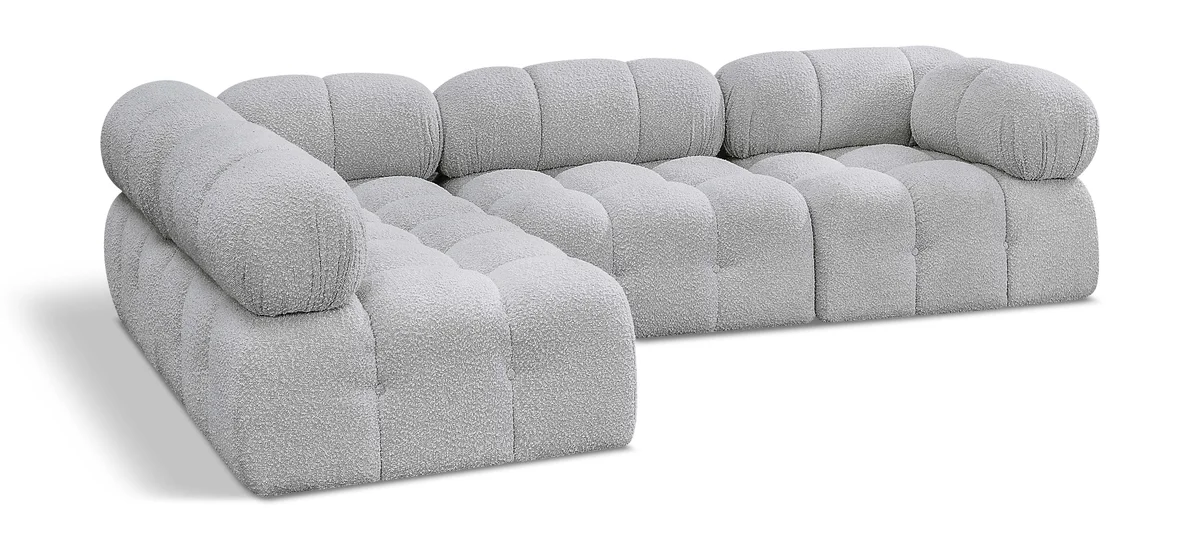 Ames - 4 Piece Modular Sectional - Gray