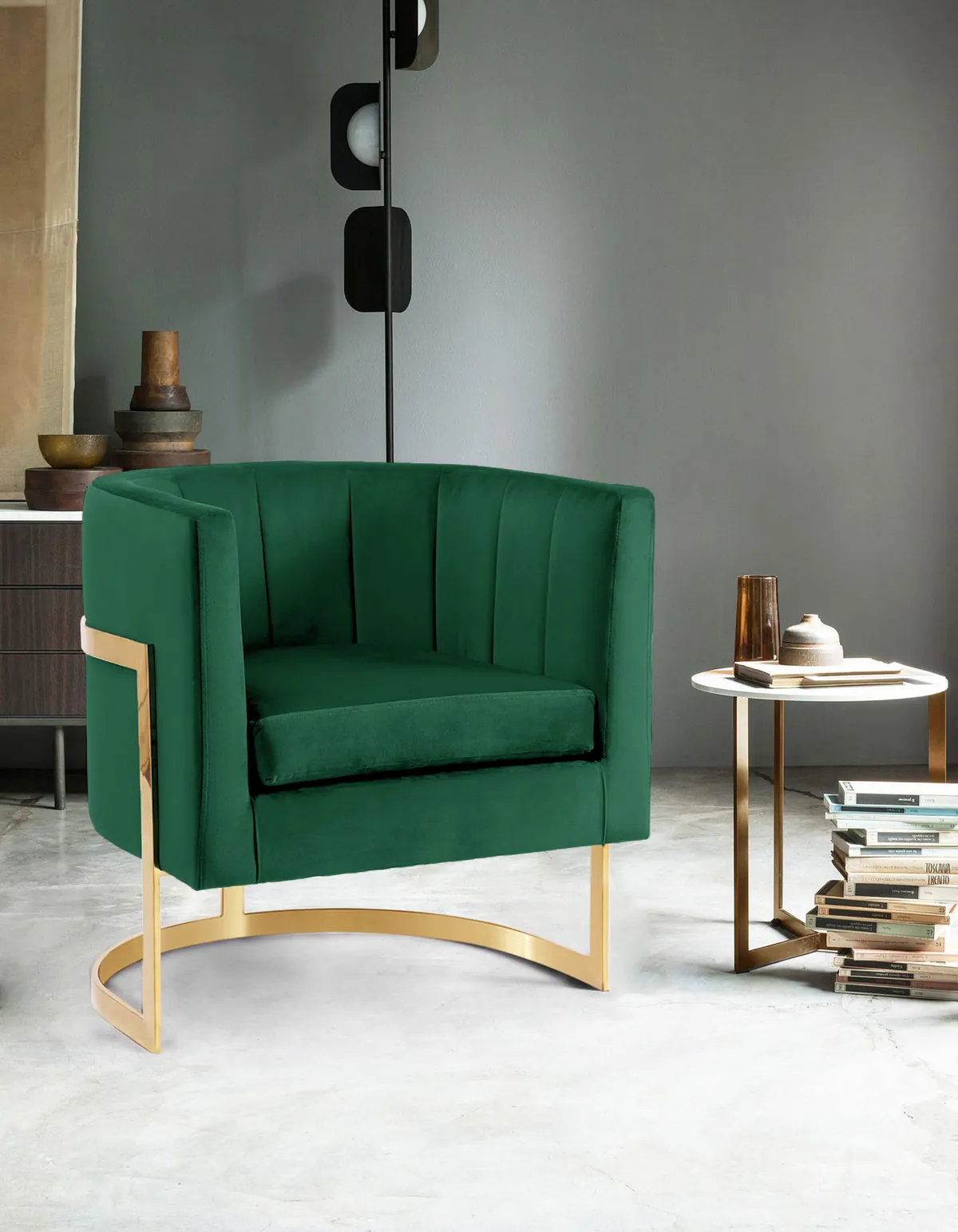 Carter - Accent Chair - Green - View 2