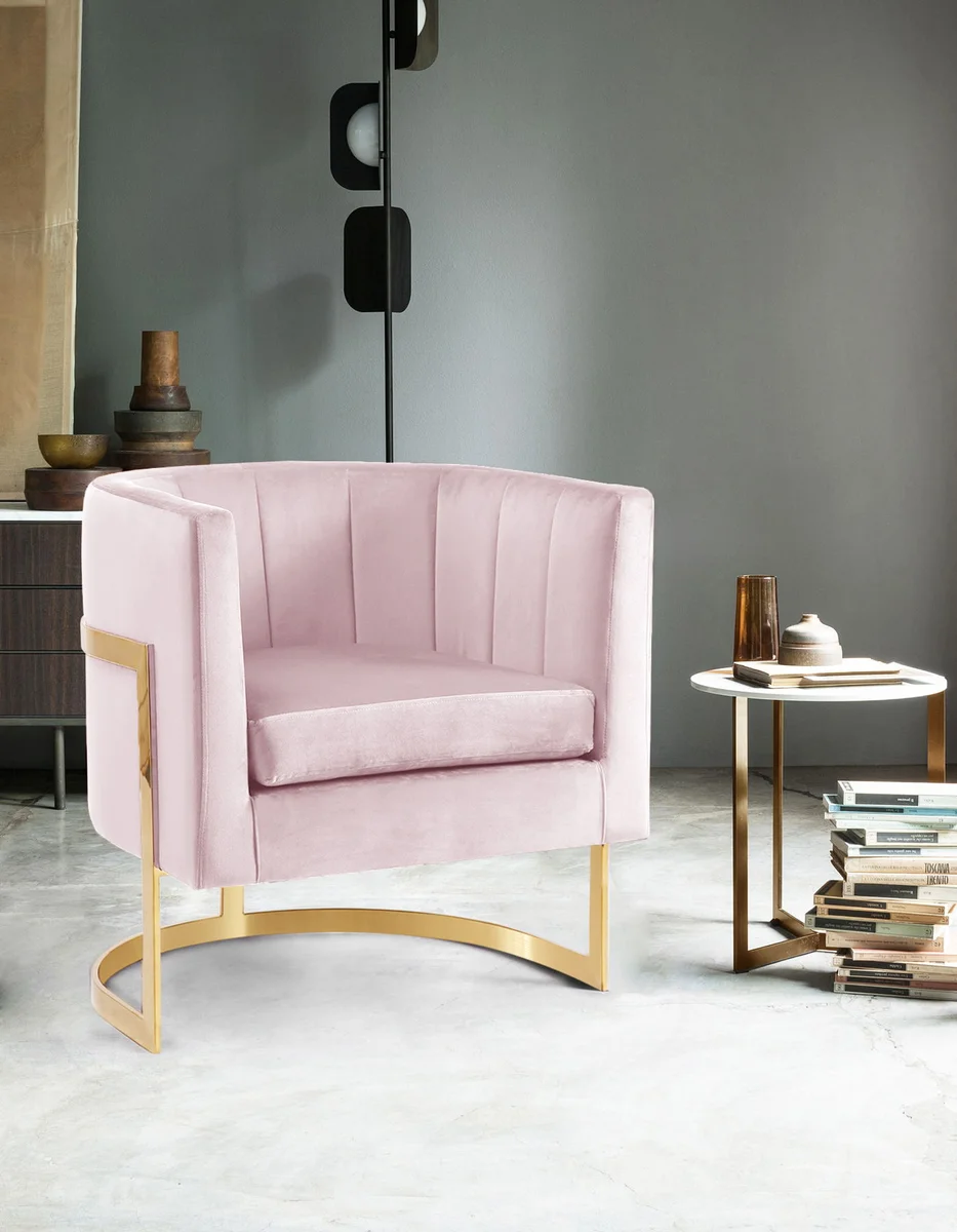 Carter - Accent Chair - Pink - View 2