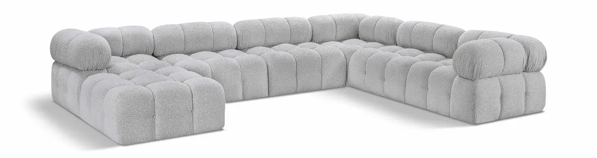 Ames - 7 Piece Modular Sectional - Gray